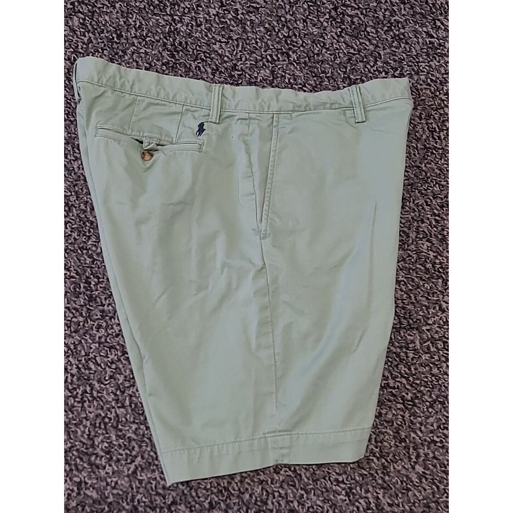 Polo Ralph Lauren Stretch Classic Fit 7 oz Cotton Twill Chino Green Shorts 35